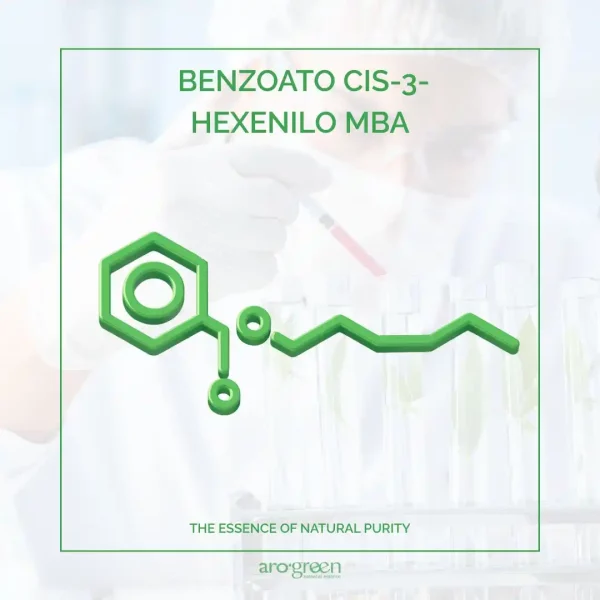 Benzoato Cis-3-Hexenilo MBA (Made By Arogreen): green and balsamic aroma with a sustainable seal